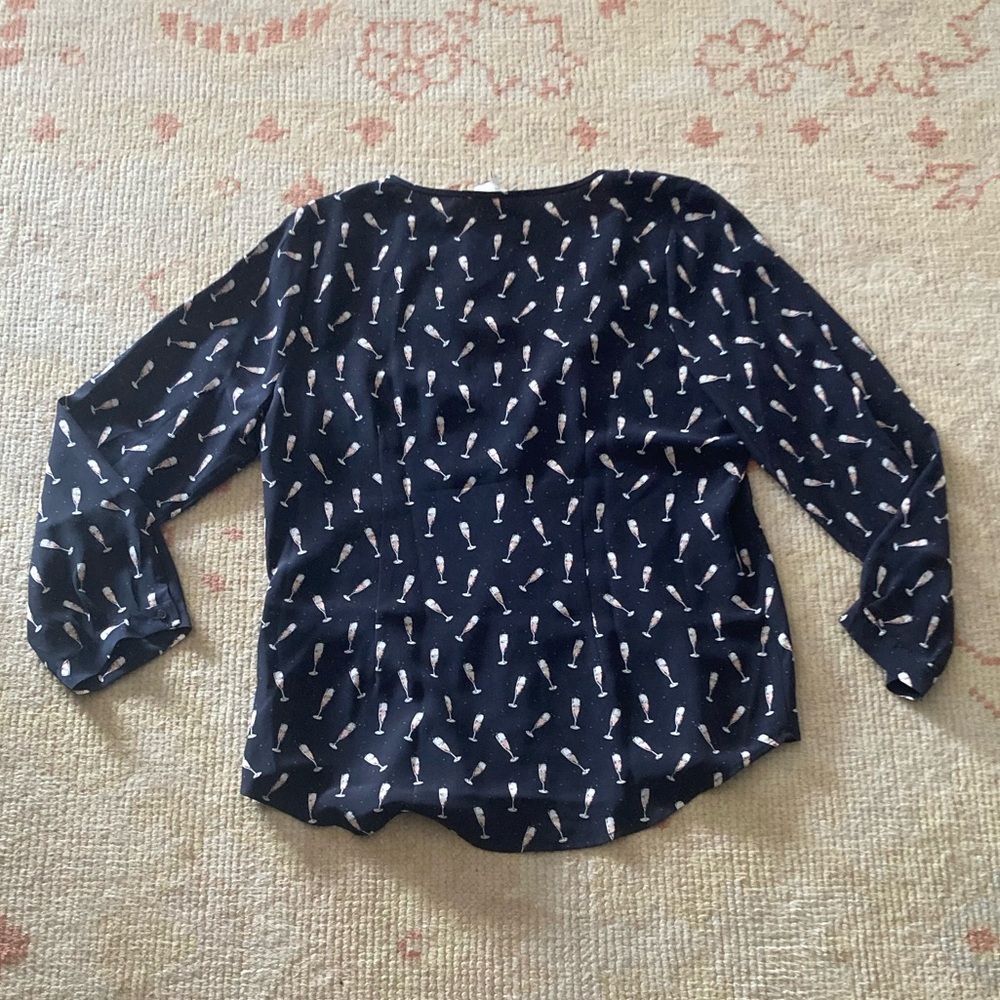 NWT Joie Purine Pink Champagne 100% silk blouse - Picture 4 of 8
